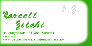 marcell zilahi business card